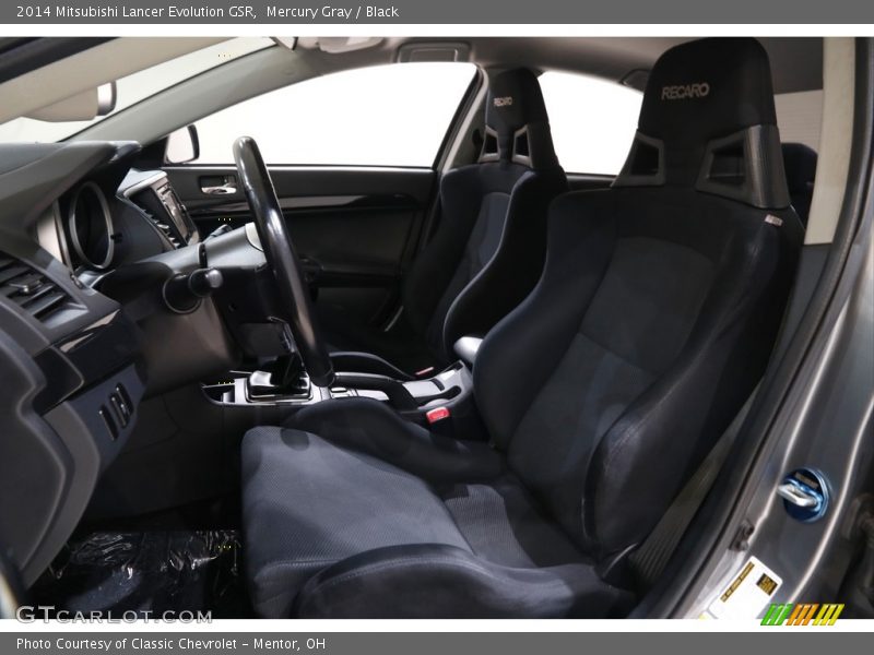 Front Seat of 2014 Lancer Evolution GSR