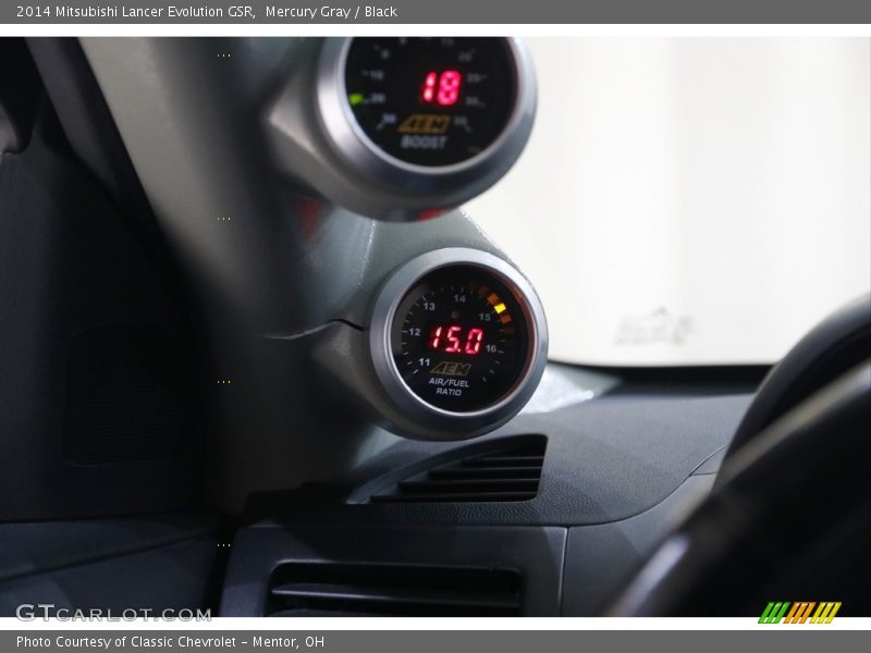 Mercury Gray / Black 2014 Mitsubishi Lancer Evolution GSR