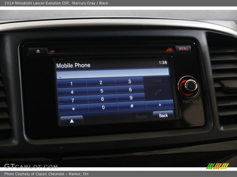 Mercury Gray / Black 2014 Mitsubishi Lancer Evolution GSR