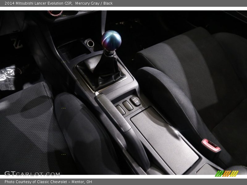 Mercury Gray / Black 2014 Mitsubishi Lancer Evolution GSR