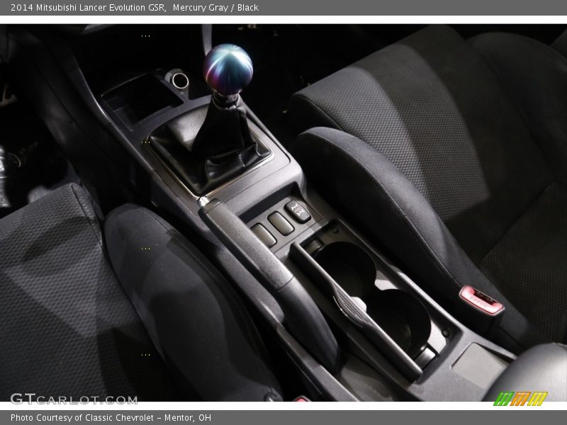 Mercury Gray / Black 2014 Mitsubishi Lancer Evolution GSR