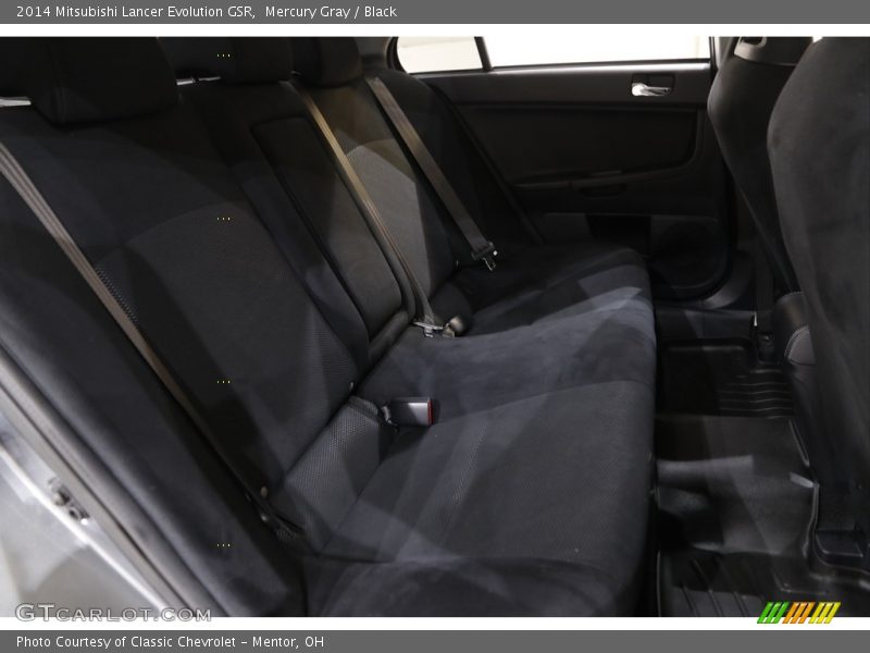 Mercury Gray / Black 2014 Mitsubishi Lancer Evolution GSR