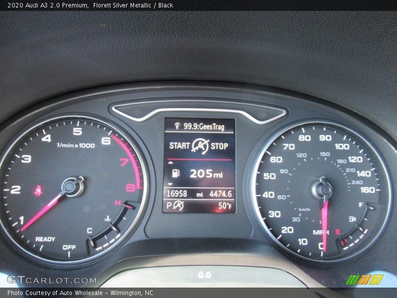  2020 A3 2.0 Premium 2.0 Premium Gauges