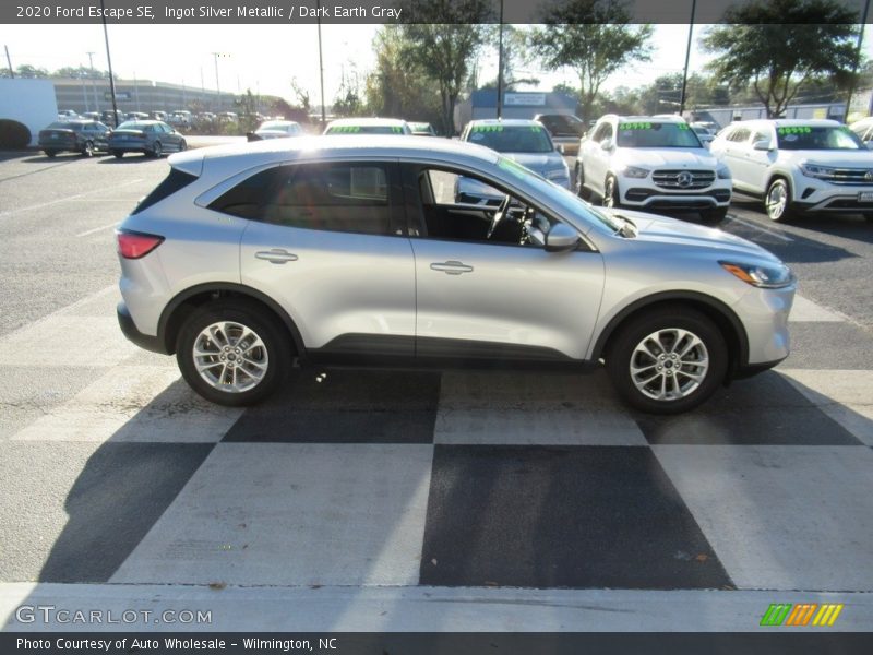 Ingot Silver Metallic / Dark Earth Gray 2020 Ford Escape SE