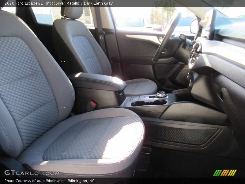 Ingot Silver Metallic / Dark Earth Gray 2020 Ford Escape SE