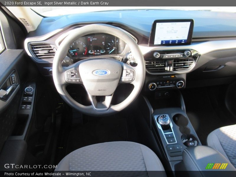 Ingot Silver Metallic / Dark Earth Gray 2020 Ford Escape SE