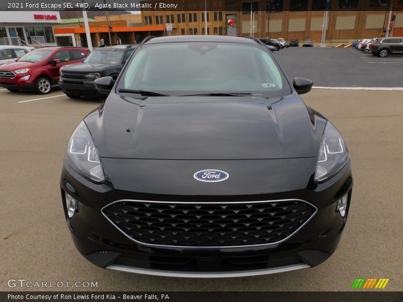 Agate Black Metallic / Ebony 2021 Ford Escape SEL 4WD