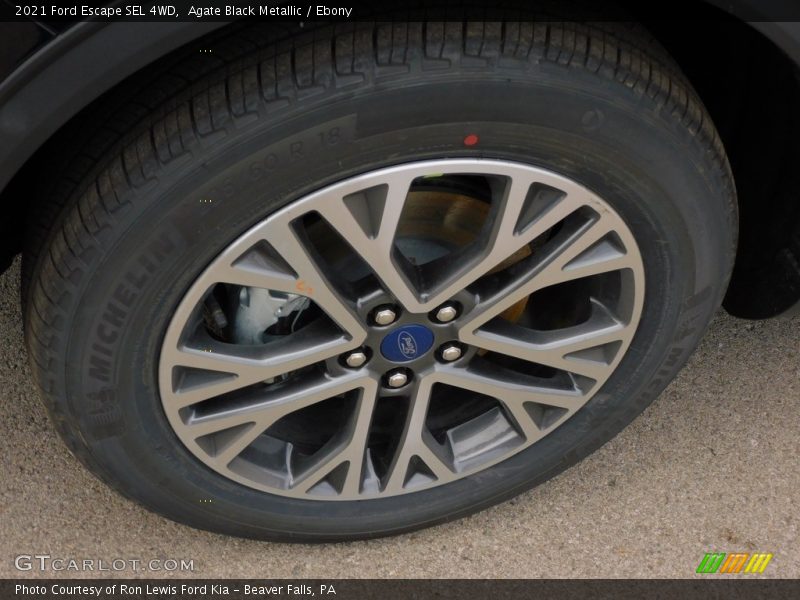 Agate Black Metallic / Ebony 2021 Ford Escape SEL 4WD
