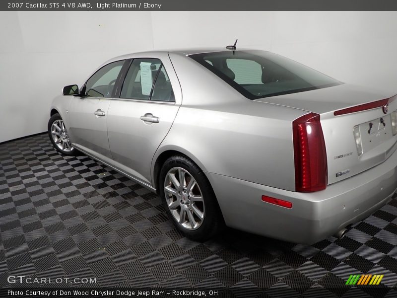 Light Platinum / Ebony 2007 Cadillac STS 4 V8 AWD