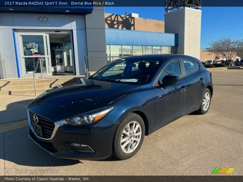 Eternal Blue Mica / Black 2017 Mazda MAZDA3 Sport 5 Door