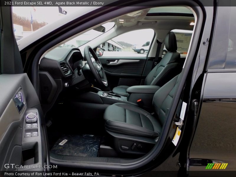 Agate Black Metallic / Ebony 2021 Ford Escape SEL 4WD