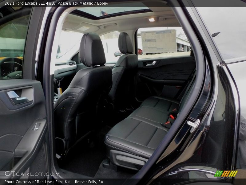 Agate Black Metallic / Ebony 2021 Ford Escape SEL 4WD