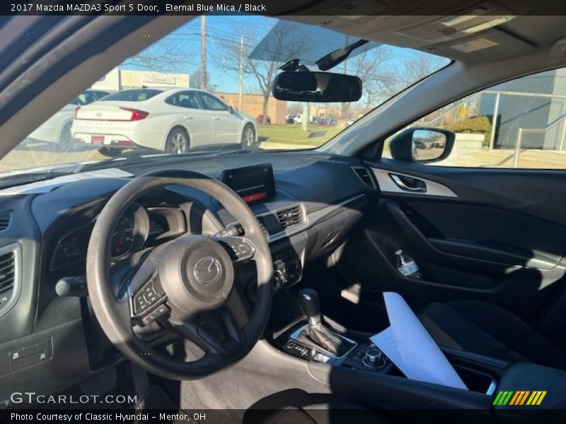 Eternal Blue Mica / Black 2017 Mazda MAZDA3 Sport 5 Door