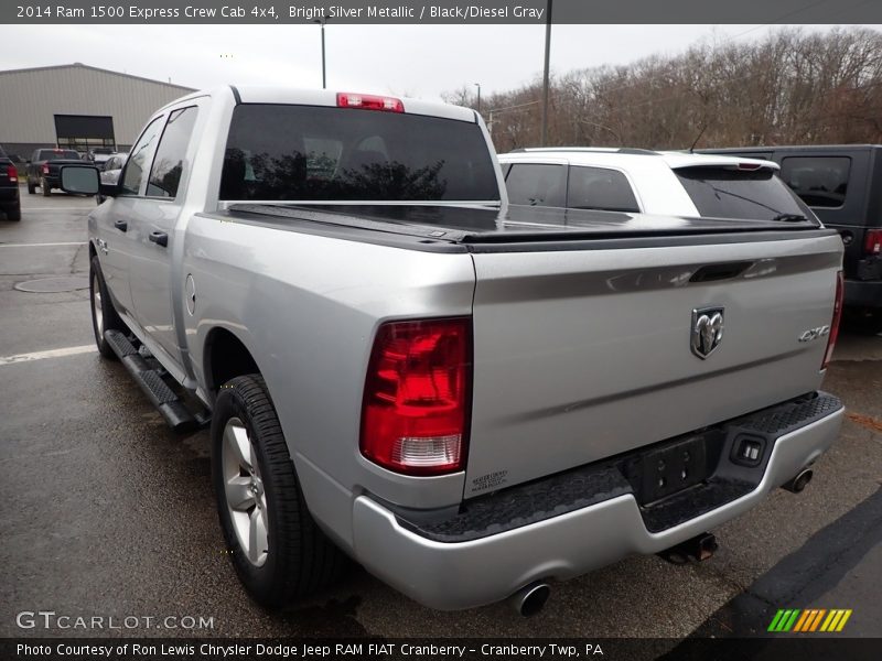 Bright Silver Metallic / Black/Diesel Gray 2014 Ram 1500 Express Crew Cab 4x4