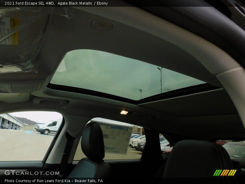 Agate Black Metallic / Ebony 2021 Ford Escape SEL 4WD