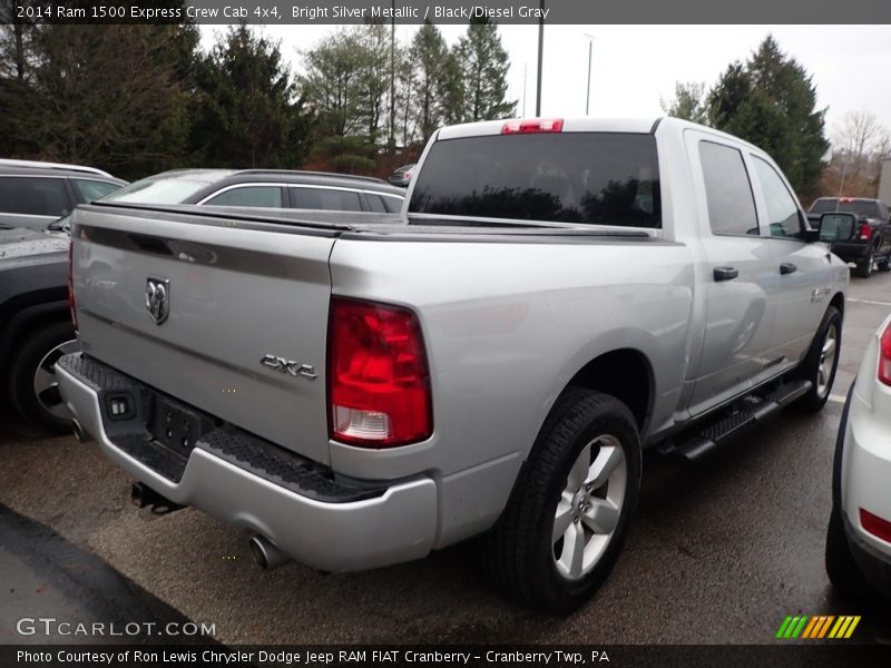 Bright Silver Metallic / Black/Diesel Gray 2014 Ram 1500 Express Crew Cab 4x4