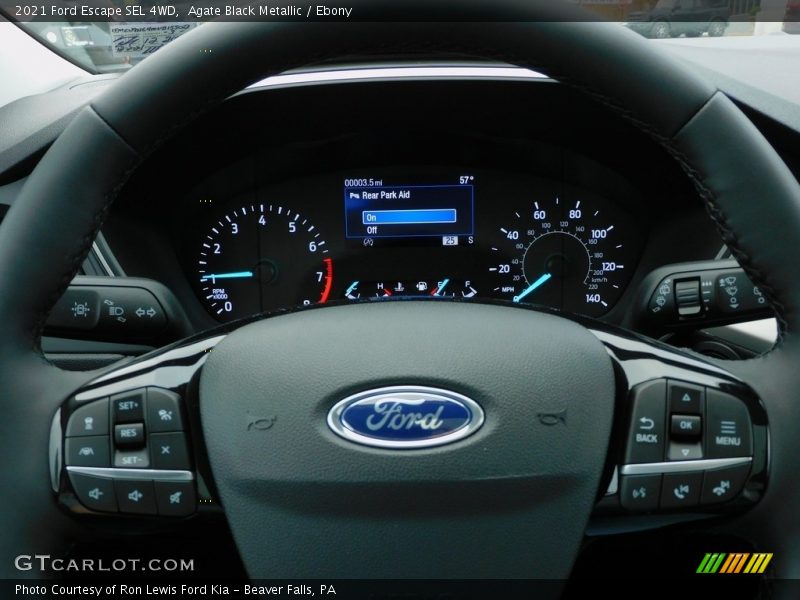 Agate Black Metallic / Ebony 2021 Ford Escape SEL 4WD