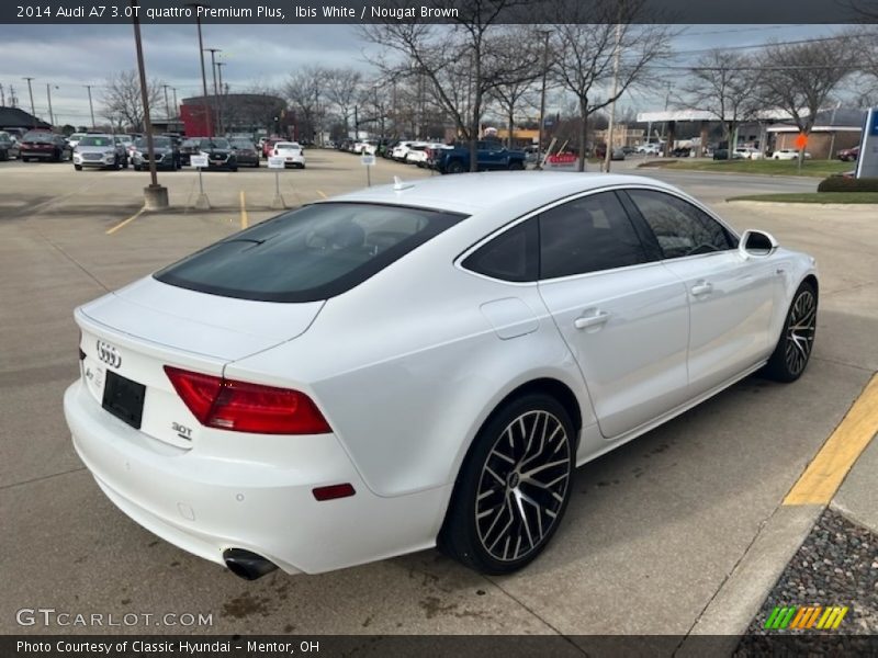 Ibis White / Nougat Brown 2014 Audi A7 3.0T quattro Premium Plus