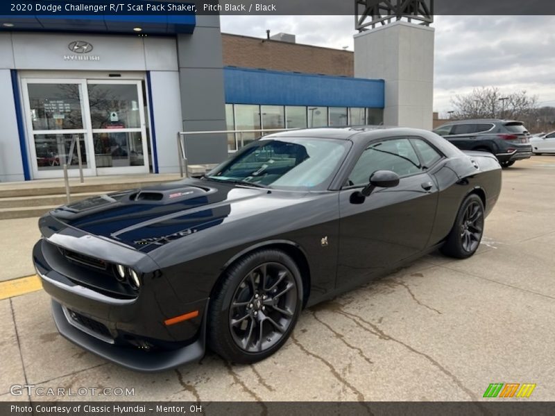 Pitch Black / Black 2020 Dodge Challenger R/T Scat Pack Shaker