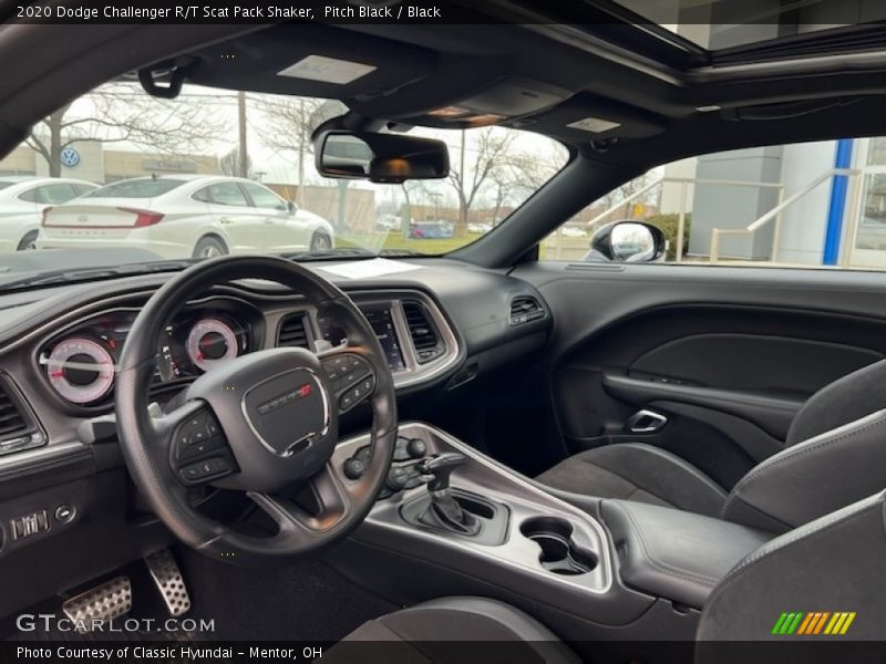 Pitch Black / Black 2020 Dodge Challenger R/T Scat Pack Shaker