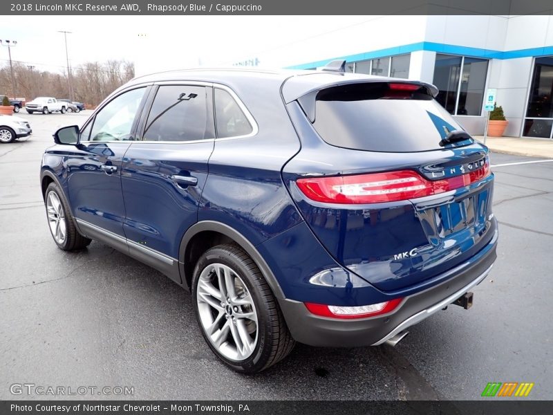 Rhapsody Blue / Cappuccino 2018 Lincoln MKC Reserve AWD