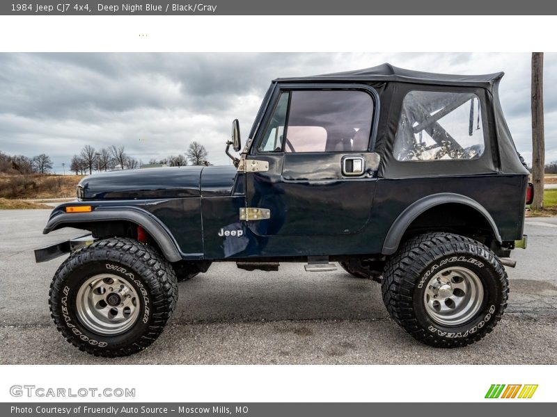  1984 CJ7 4x4 Deep Night Blue