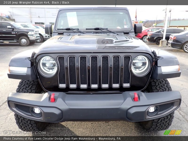 Black / Black 2018 Jeep Wrangler Rubicon 4x4