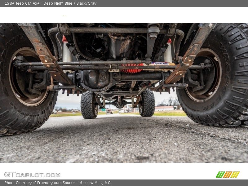 Undercarriage of 1984 CJ7 4x4