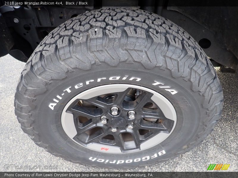 Black / Black 2018 Jeep Wrangler Rubicon 4x4