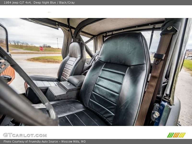 Front Seat of 1984 CJ7 4x4