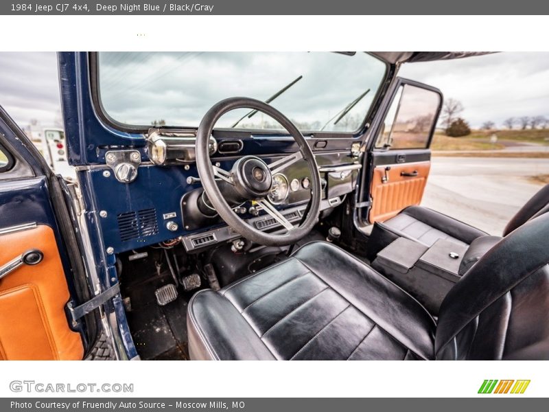  1984 CJ7 4x4 Black/Gray Interior