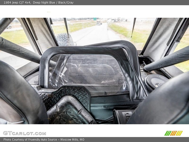 Deep Night Blue / Black/Gray 1984 Jeep CJ7 4x4