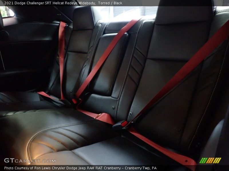 Rear Seat of 2021 Challenger SRT Hellcat Redeye Widebody