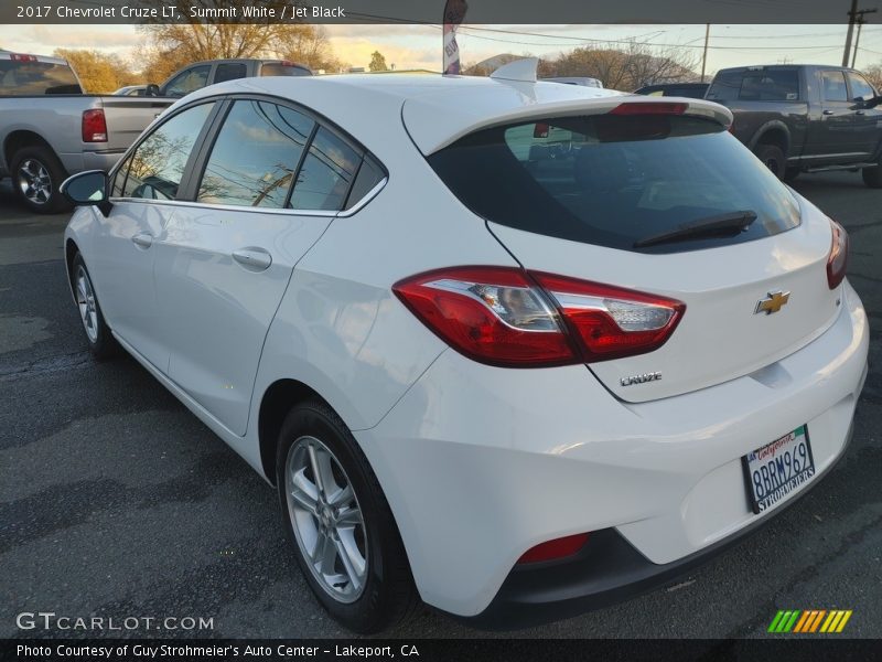 Summit White / Jet Black 2017 Chevrolet Cruze LT