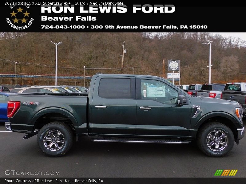 Guard / Medium Dark Slate 2021 Ford F150 XLT SuperCrew 4x4