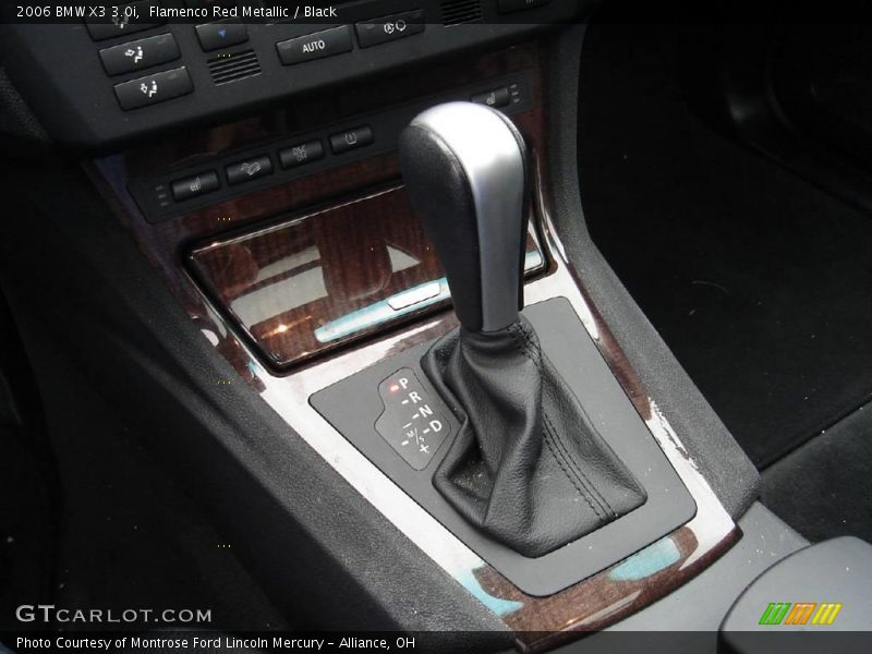 Flamenco Red Metallic / Black 2006 BMW X3 3.0i