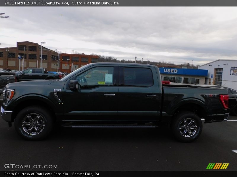 Guard / Medium Dark Slate 2021 Ford F150 XLT SuperCrew 4x4