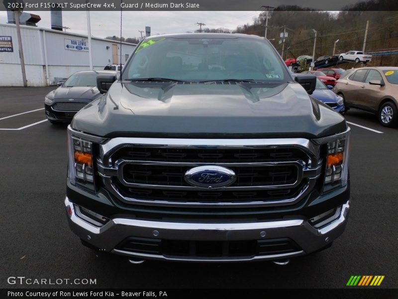 Guard / Medium Dark Slate 2021 Ford F150 XLT SuperCrew 4x4
