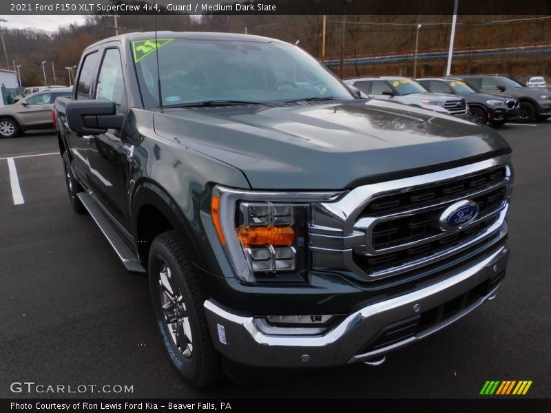Guard / Medium Dark Slate 2021 Ford F150 XLT SuperCrew 4x4