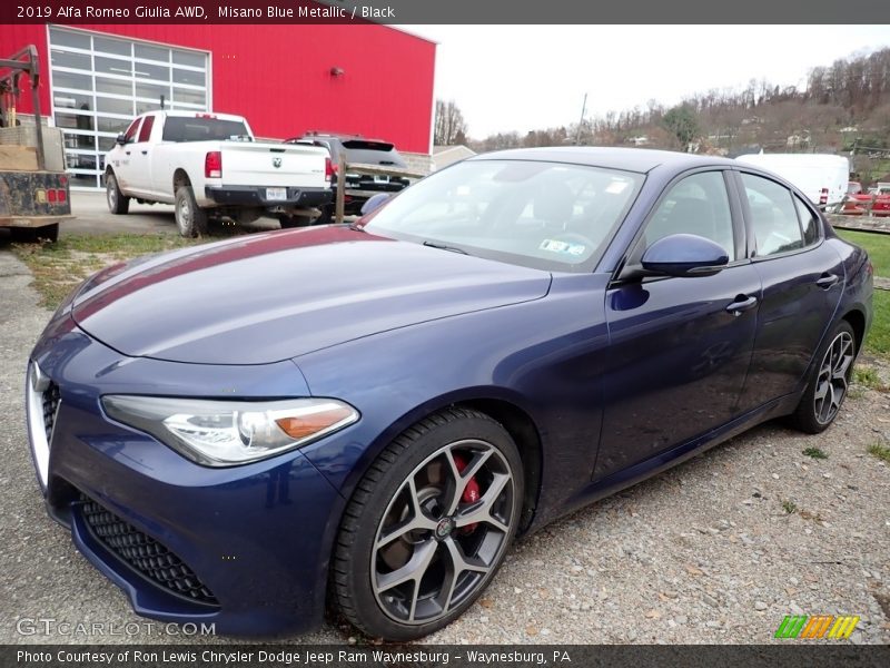 Misano Blue Metallic / Black 2019 Alfa Romeo Giulia AWD