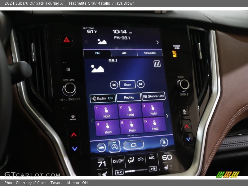 Magnetite Gray Metallic / Java Brown 2021 Subaru Outback Touring XT