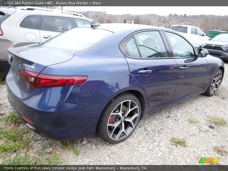 Misano Blue Metallic / Black 2019 Alfa Romeo Giulia AWD