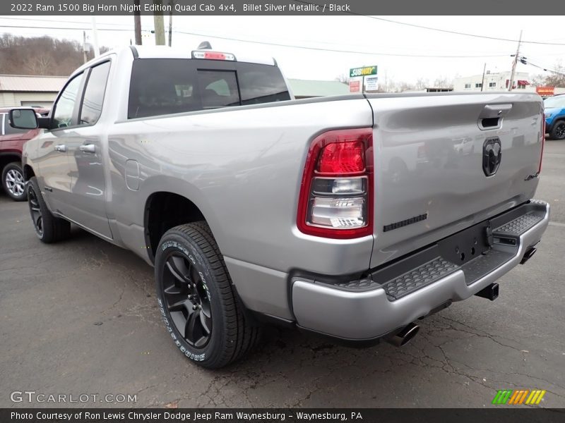 Billet Silver Metallic / Black 2022 Ram 1500 Big Horn Night Edition Quad Cab 4x4