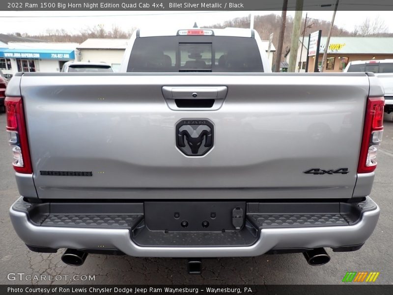 Billet Silver Metallic / Black 2022 Ram 1500 Big Horn Night Edition Quad Cab 4x4