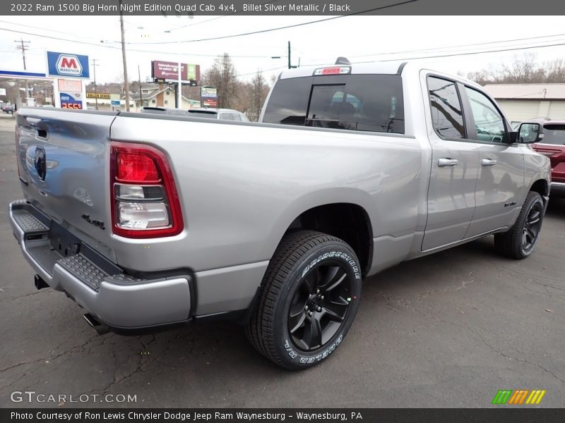 Billet Silver Metallic / Black 2022 Ram 1500 Big Horn Night Edition Quad Cab 4x4