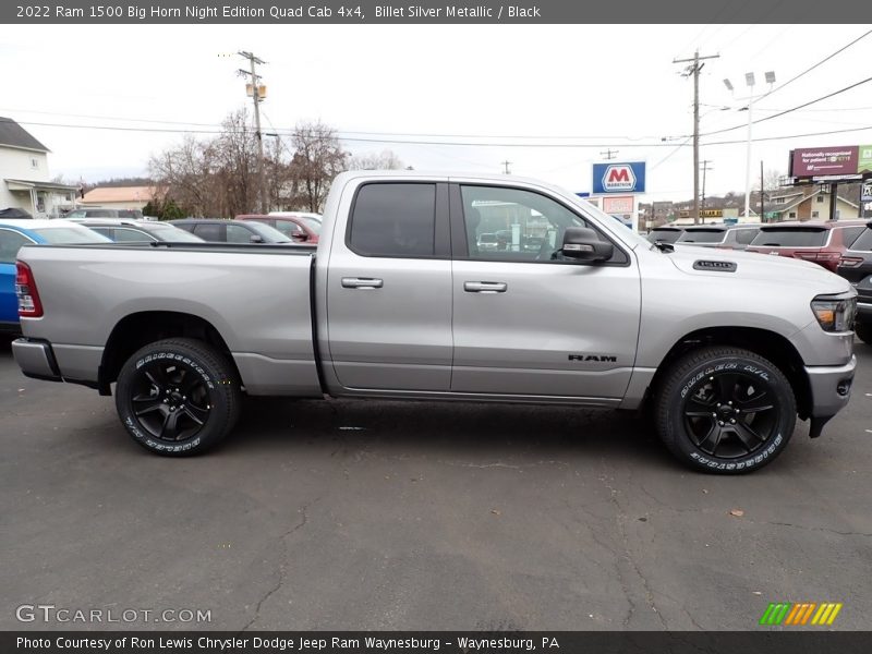  2022 1500 Big Horn Night Edition Quad Cab 4x4 Billet Silver Metallic