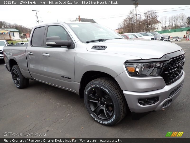 Front 3/4 View of 2022 1500 Big Horn Night Edition Quad Cab 4x4