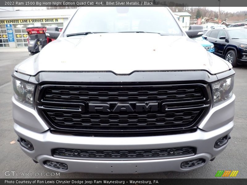 Billet Silver Metallic / Black 2022 Ram 1500 Big Horn Night Edition Quad Cab 4x4