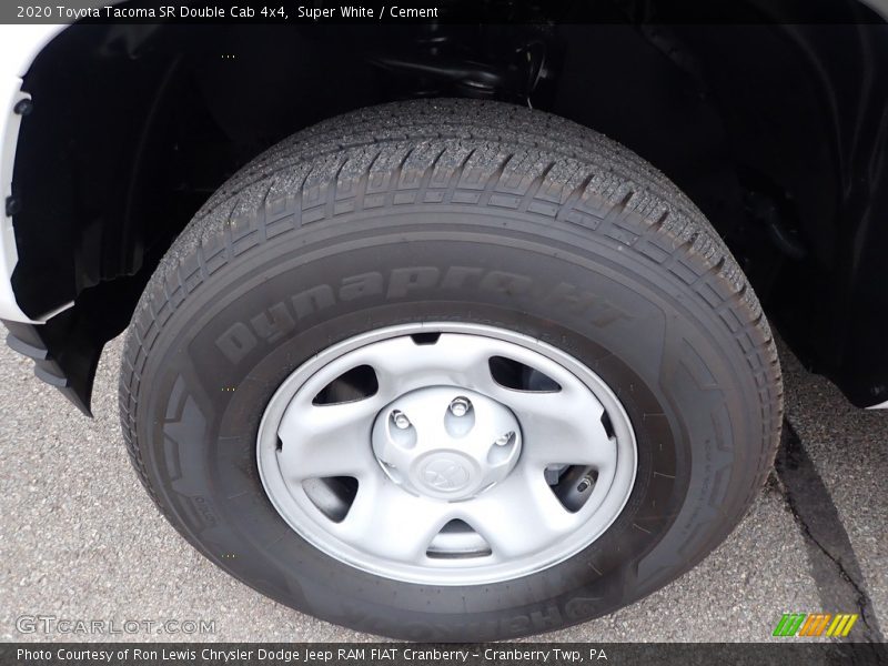 Super White / Cement 2020 Toyota Tacoma SR Double Cab 4x4