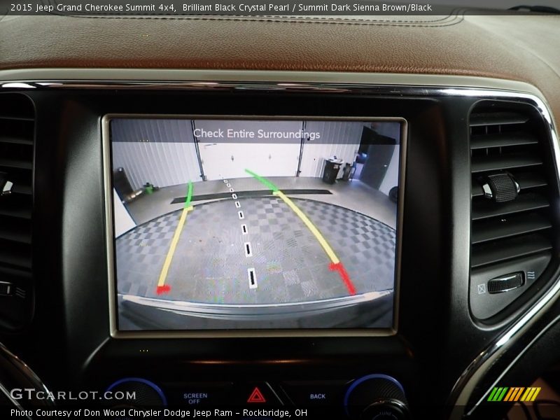 Brilliant Black Crystal Pearl / Summit Dark Sienna Brown/Black 2015 Jeep Grand Cherokee Summit 4x4